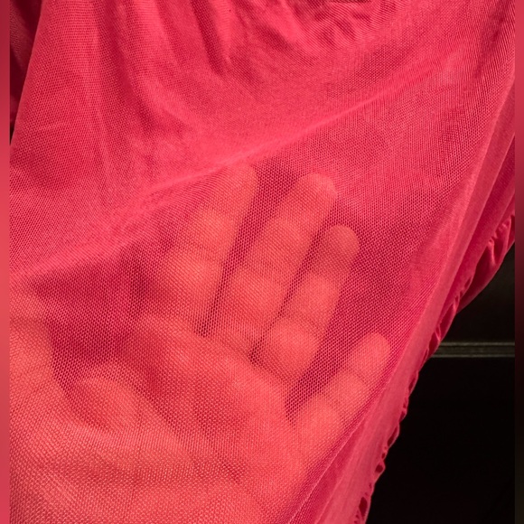 Ragdoll Hot Pink Mesh Top - Picture 3 of 5